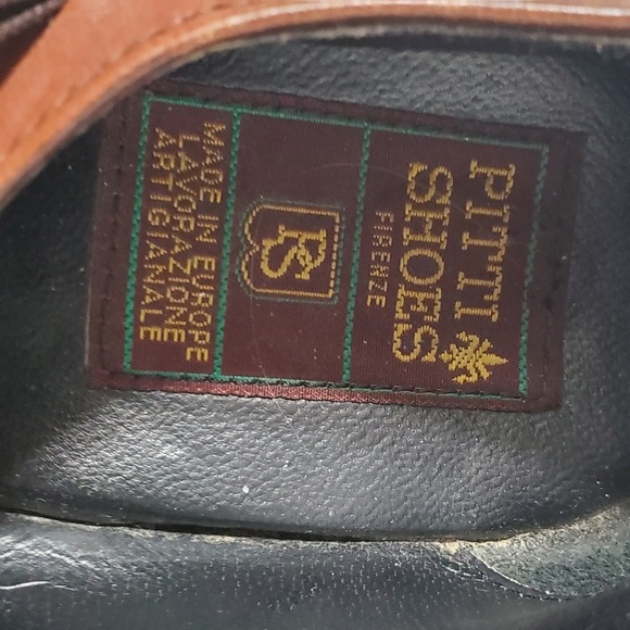 Pitti Shoes Firenze Brown Mens Sandals Cage Design Adjustable Buckle Size 7.5 D - Picture 7 of 13